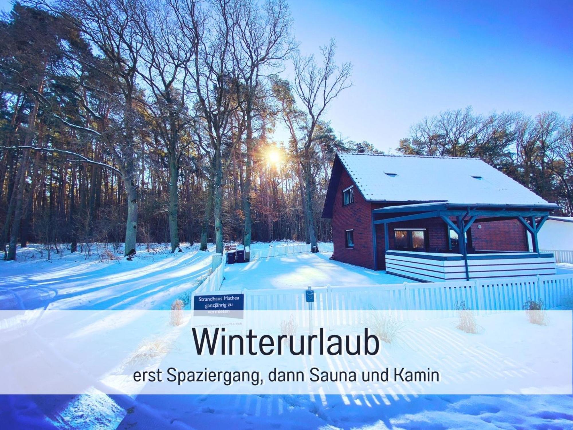 Strandhaus Mathea - Ruhige Lage Direkt Am Fleesensee - Parkplatz, Kamin, Sauna - Familienfreundlich Unter Gohren Bagian luar foto