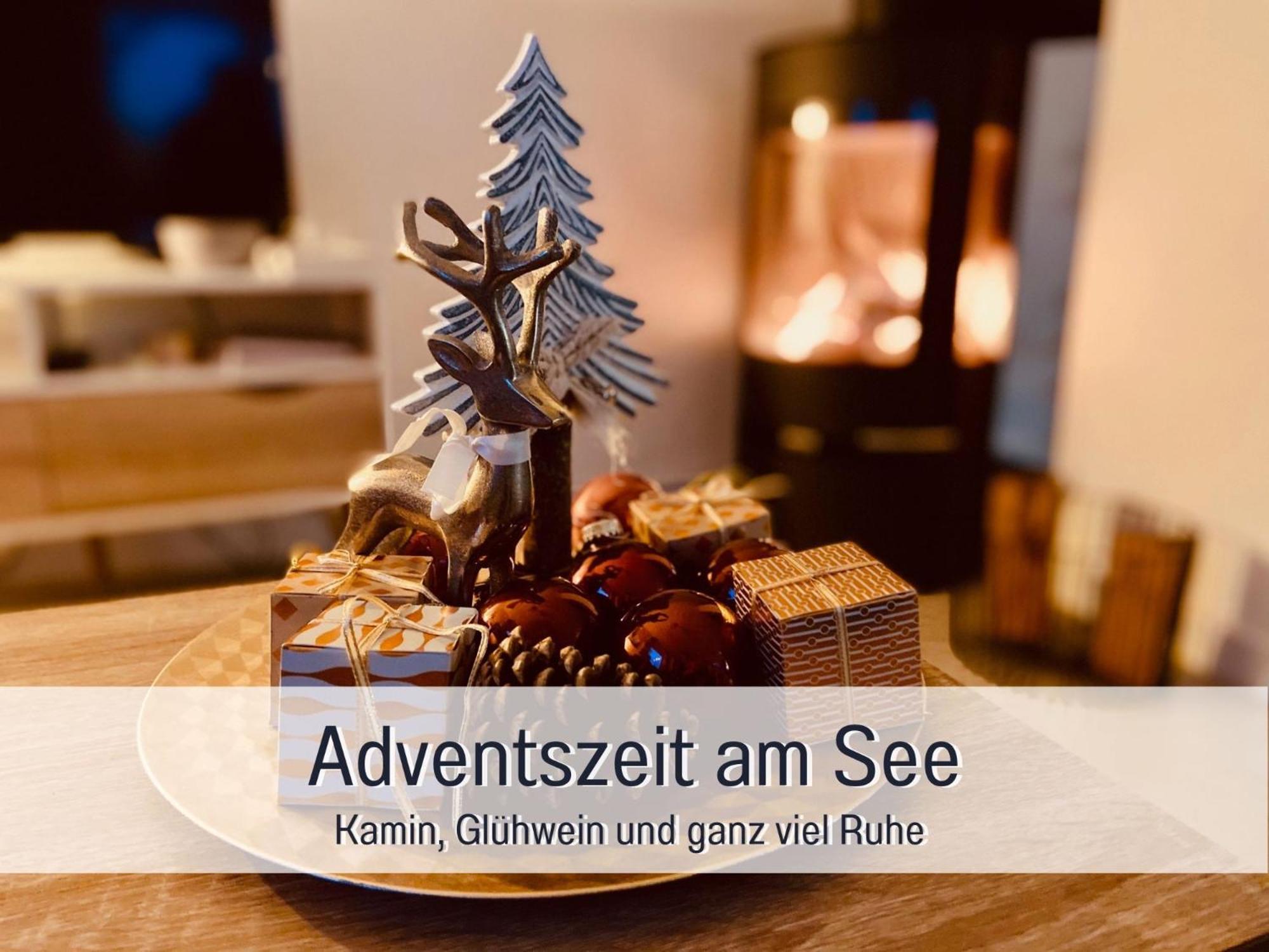 Strandhaus Mathea - Ruhige Lage Direkt Am Fleesensee - Parkplatz, Kamin, Sauna - Familienfreundlich Unter Gohren Bagian luar foto