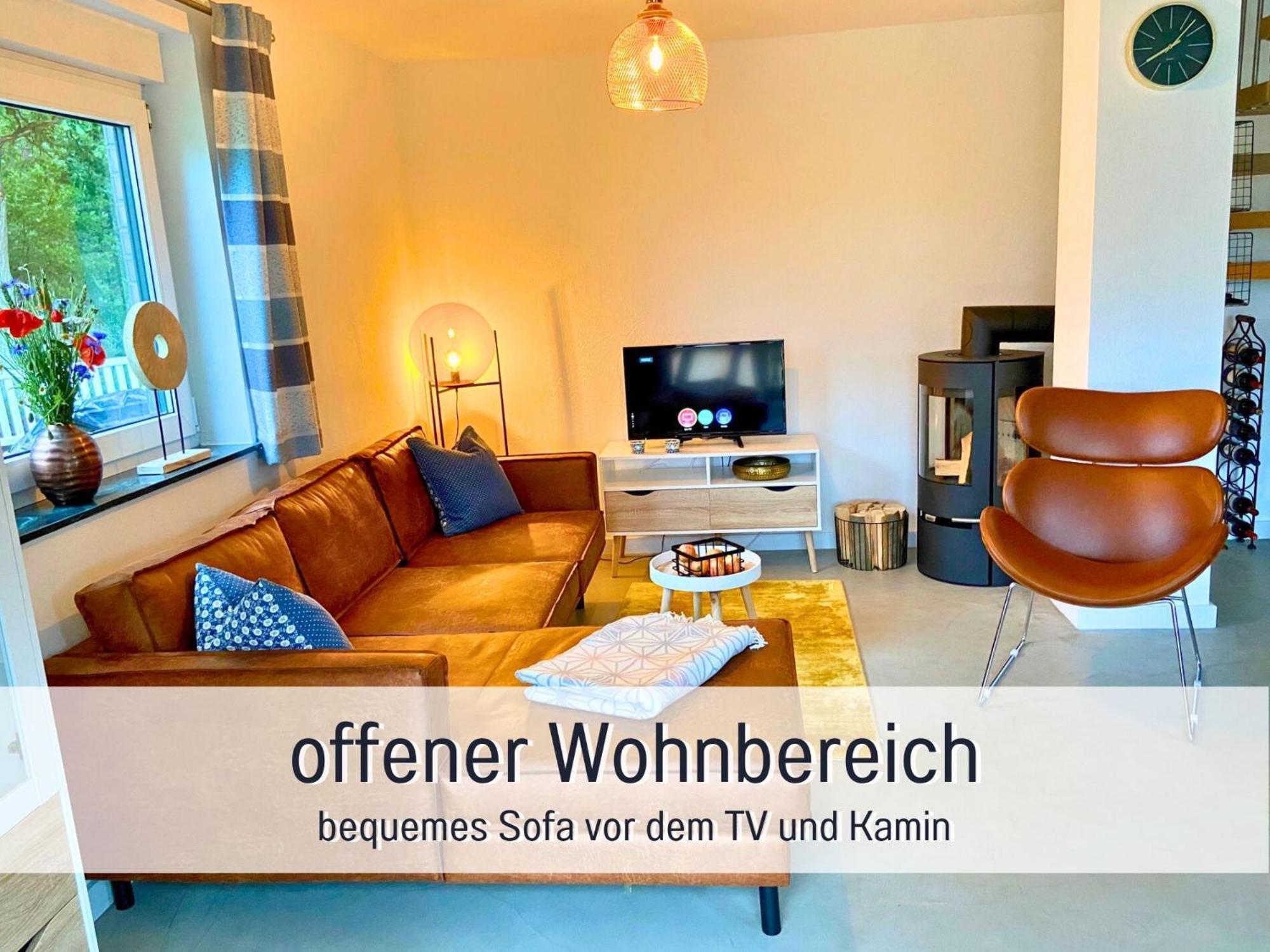 Strandhaus Mathea - Ruhige Lage Direkt Am Fleesensee - Parkplatz, Kamin, Sauna - Familienfreundlich Unter Gohren Bagian luar foto