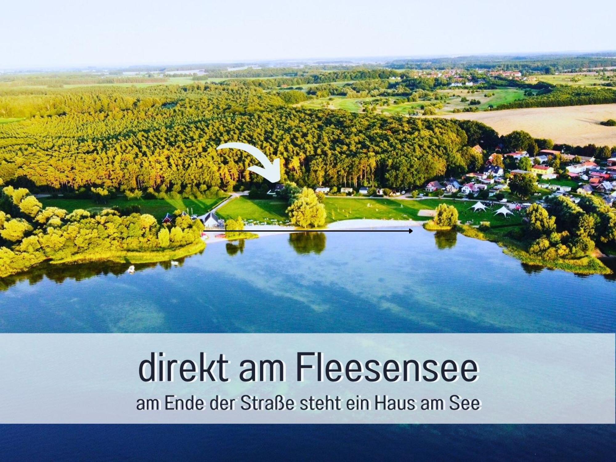 Strandhaus Mathea - Ruhige Lage Direkt Am Fleesensee - Parkplatz, Kamin, Sauna - Familienfreundlich Unter Gohren Bagian luar foto