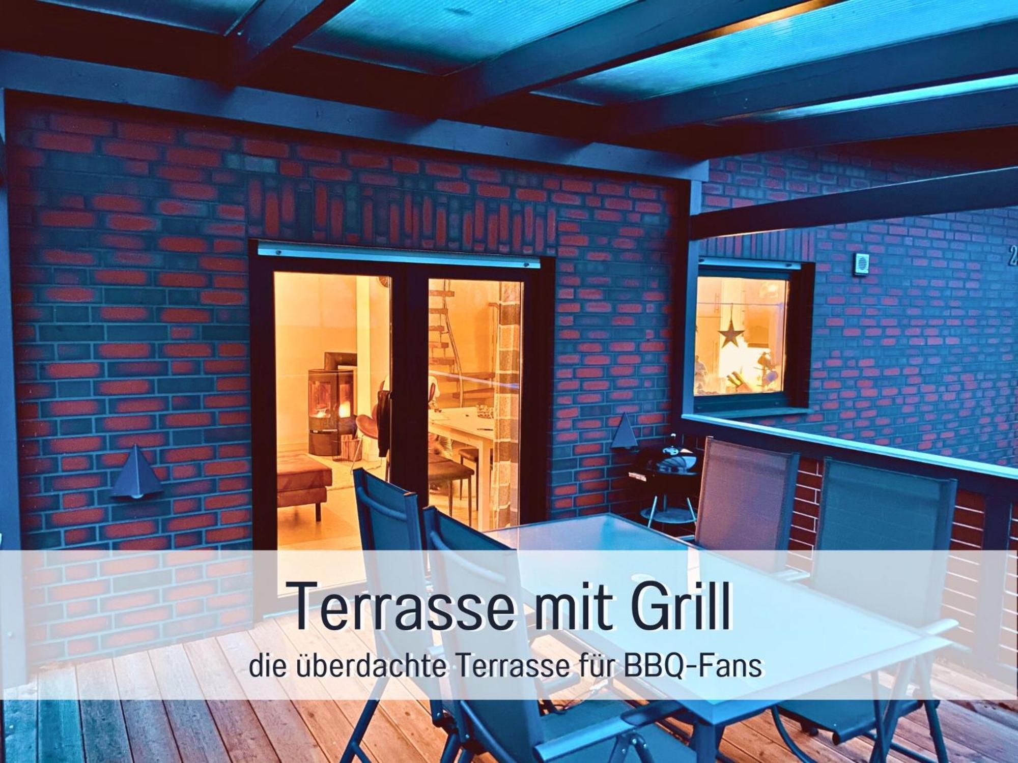 Strandhaus Mathea - Ruhige Lage Direkt Am Fleesensee - Parkplatz, Kamin, Sauna - Familienfreundlich Unter Gohren Bagian luar foto